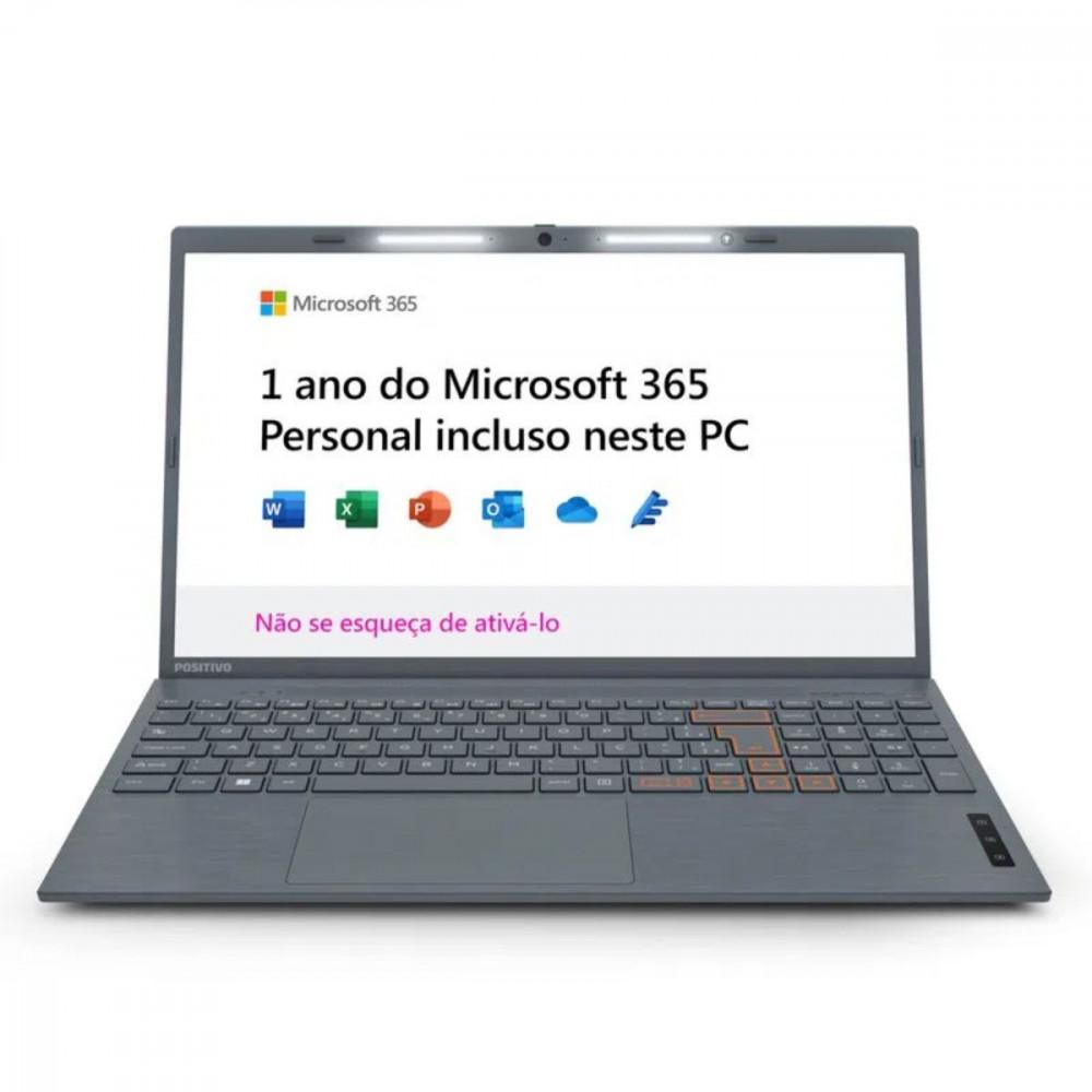 Notebook Vision Celeron Positivo Dual Core 128GB 4GB Windows 11 15.6 - 1