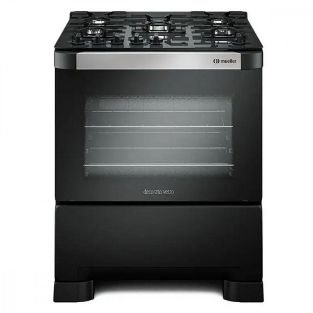 Fogão  5 Bocas Mueller Decorato Vetro - 1