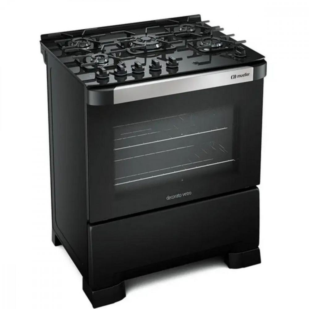 Fogão  5 Bocas Mueller Decorato Vetro - 2