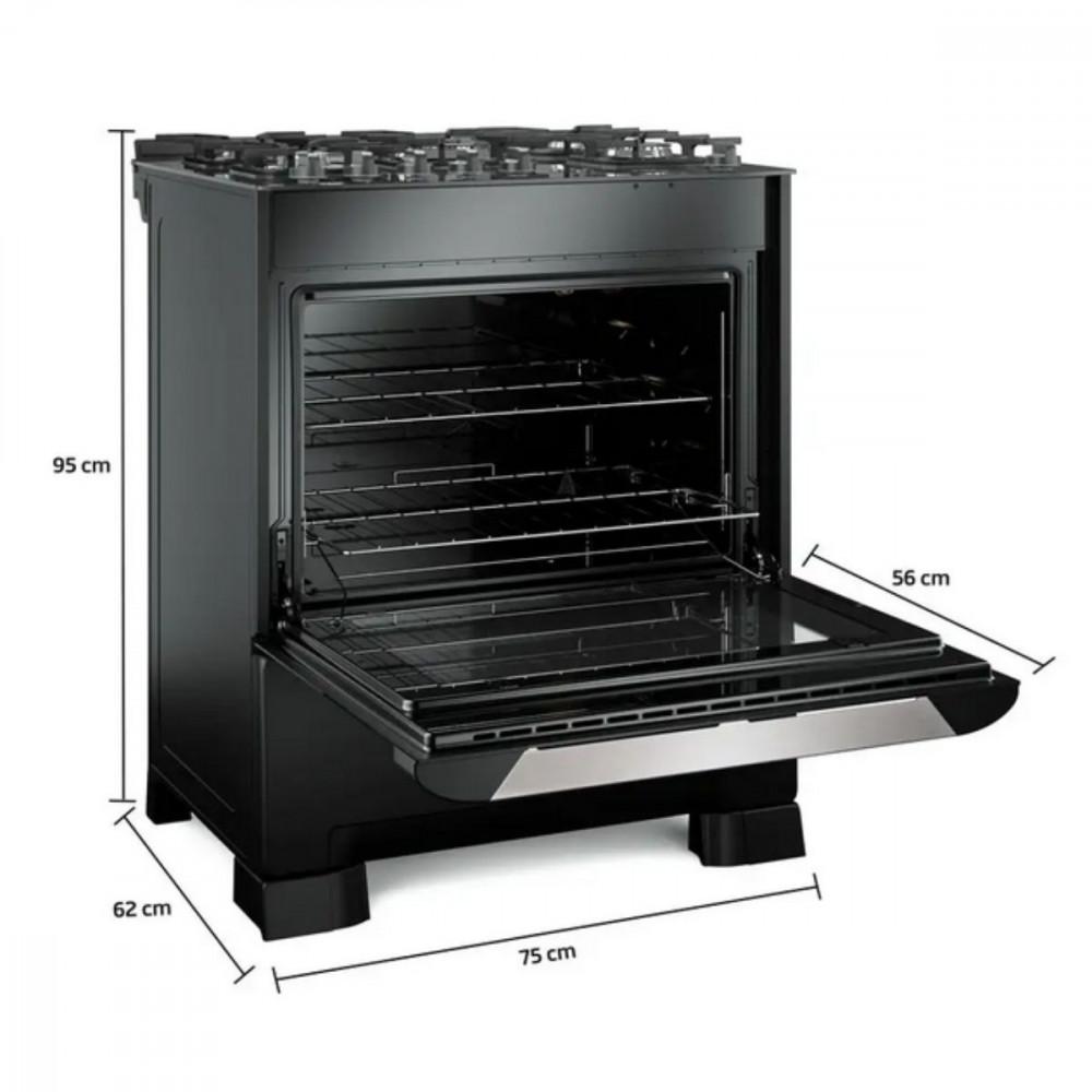 Fogão  5 Bocas Mueller Decorato Vetro - 6