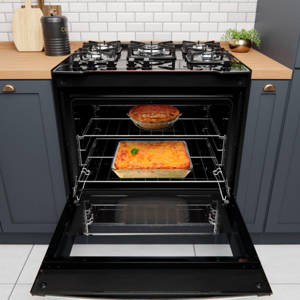 Fogão de Embutir 5 Bocas Dako com Mesa de Vidro Diplomata - 6