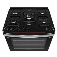 Fogão de Embutir 5 Bocas Dako com Mesa de Vidro Diplomata - 2