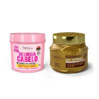 Kit Máscara Desmaia Cabelo 200G e Máscara Banho de Verniz 250G - 1