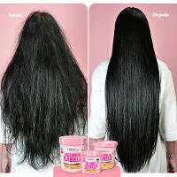 Kit Máscara Desmaia Cabelo 200G e Máscara Banho de Verniz 250G - 3