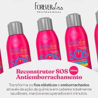 Kit Máscara Banho de Pérola Com Reconstrutor Sos Forever Liss - 3