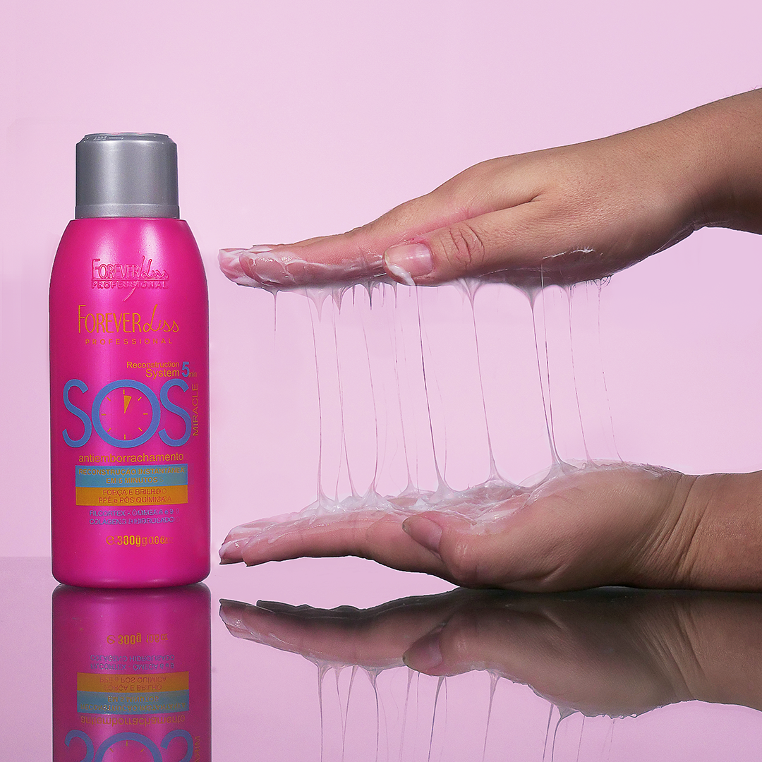 Kit Máscara Volume Zero 250G Com Reconstrutor Sos Forever Liss - 5