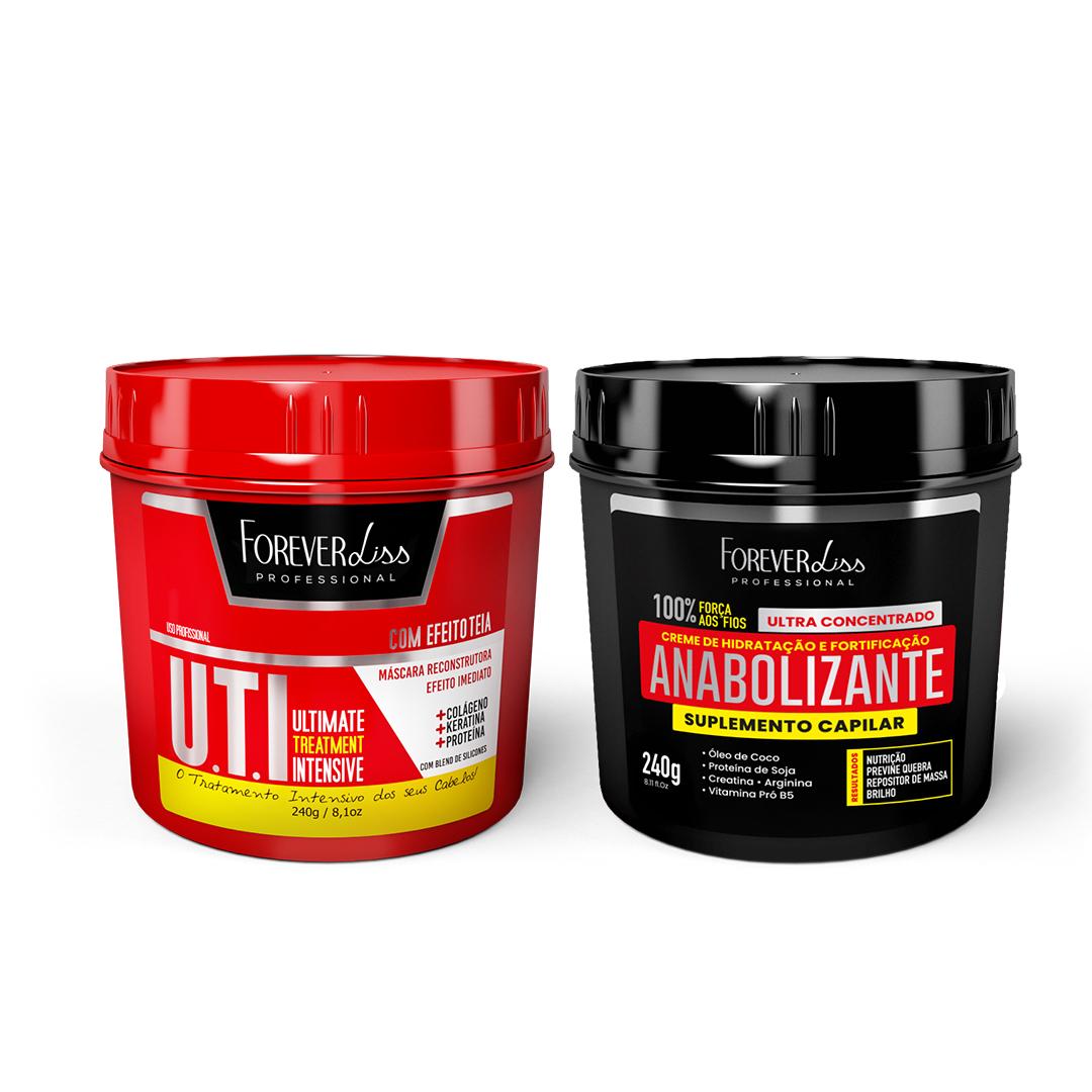 Kit Máscara Uti E Anabolizante Forever Liss - 1