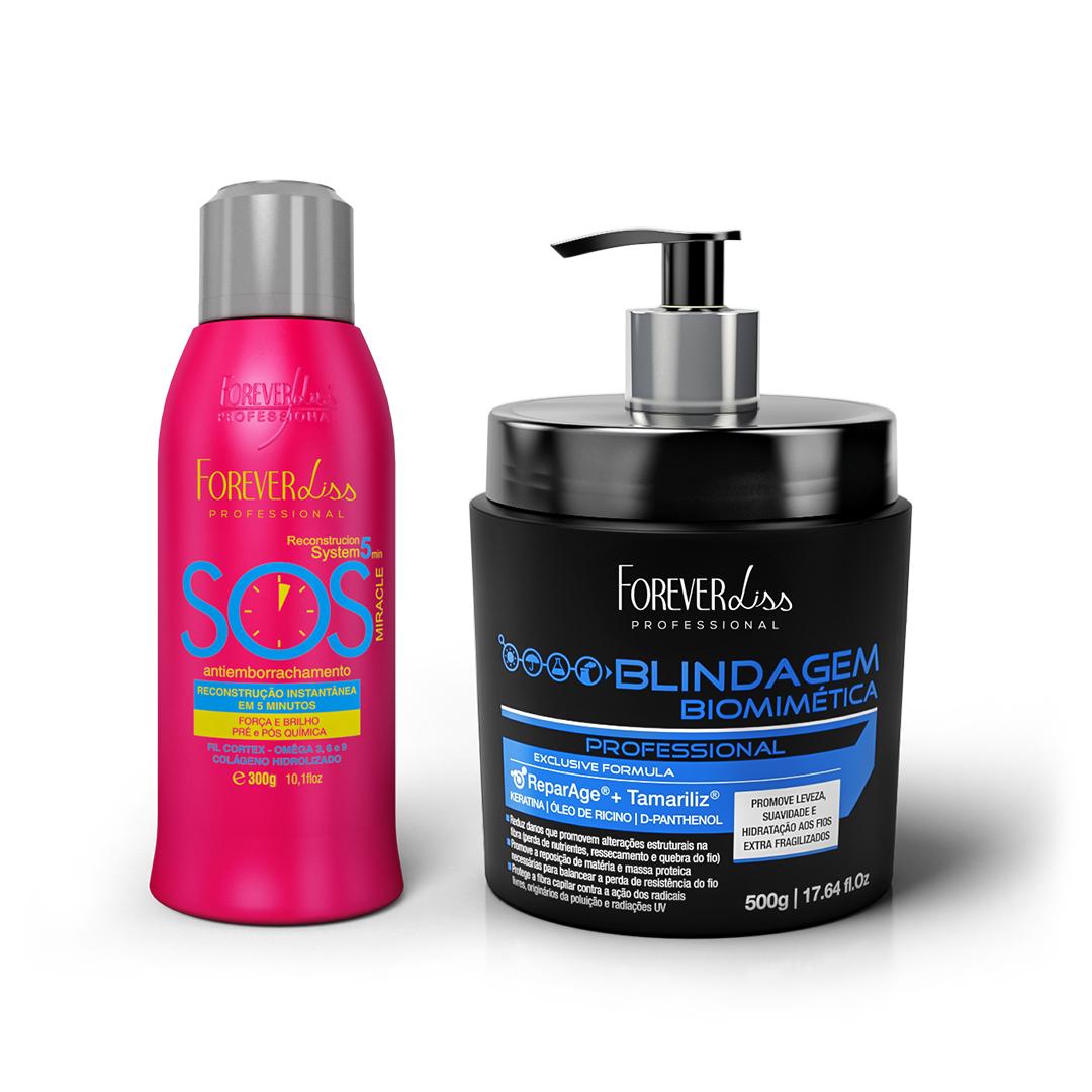 Kit Sos Antiemborrachamento Com Blindagem Biomimética Forever Liss - 1