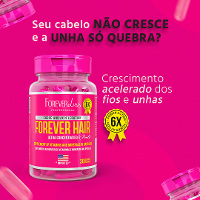 Combo Tratamento 3 Meses Forever Hair Crescimento Capilar - 5
