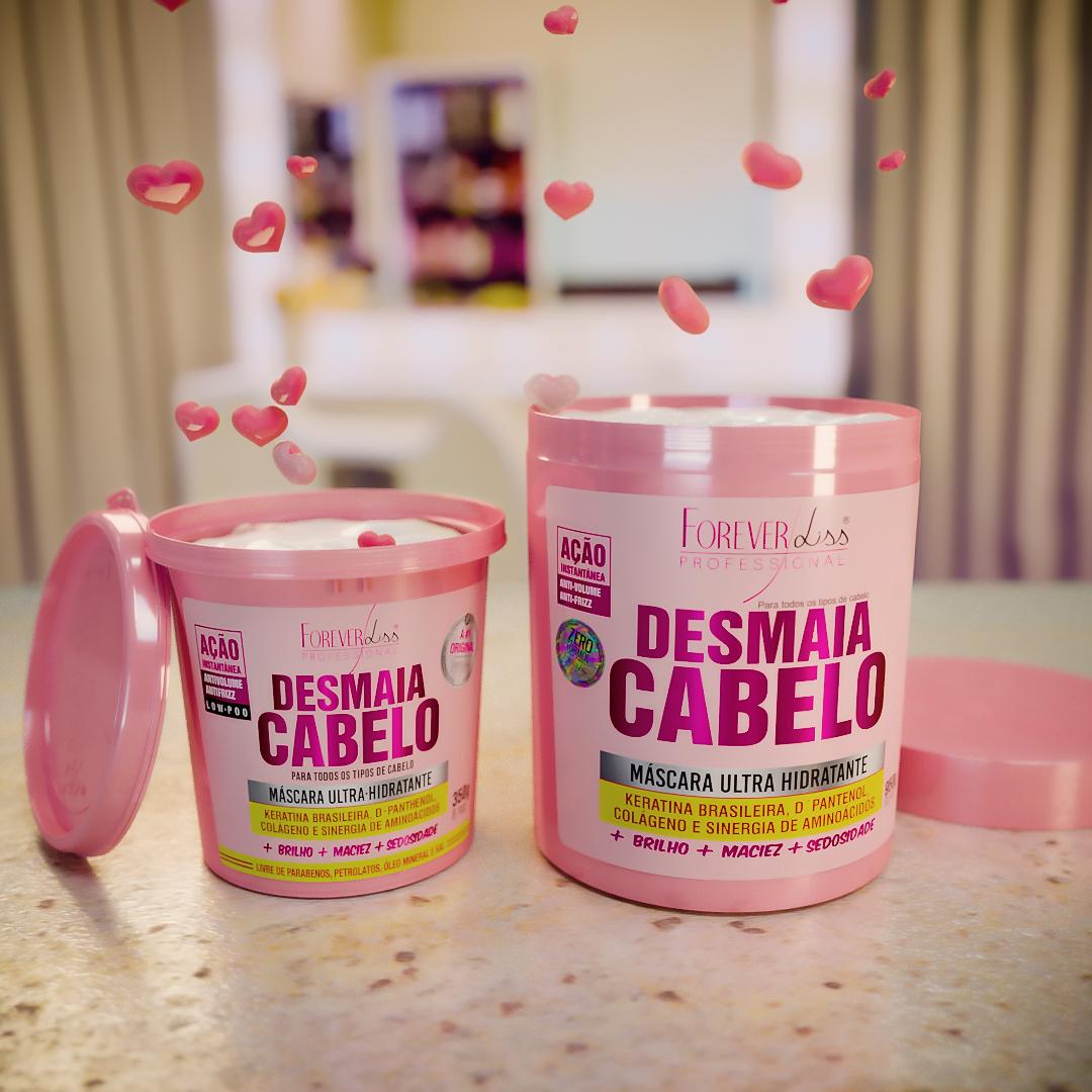 Combo com 3 Máscaras Desmaia Cabelo Forever Liss 350g - 4