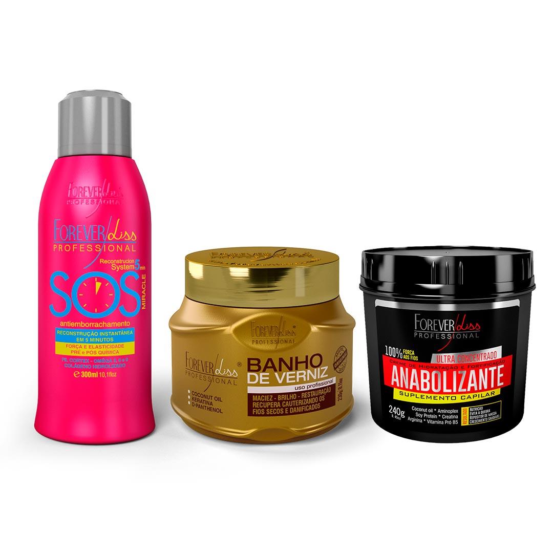 Kit Cronograma Capilar Forever Liss Reconstrução - 1