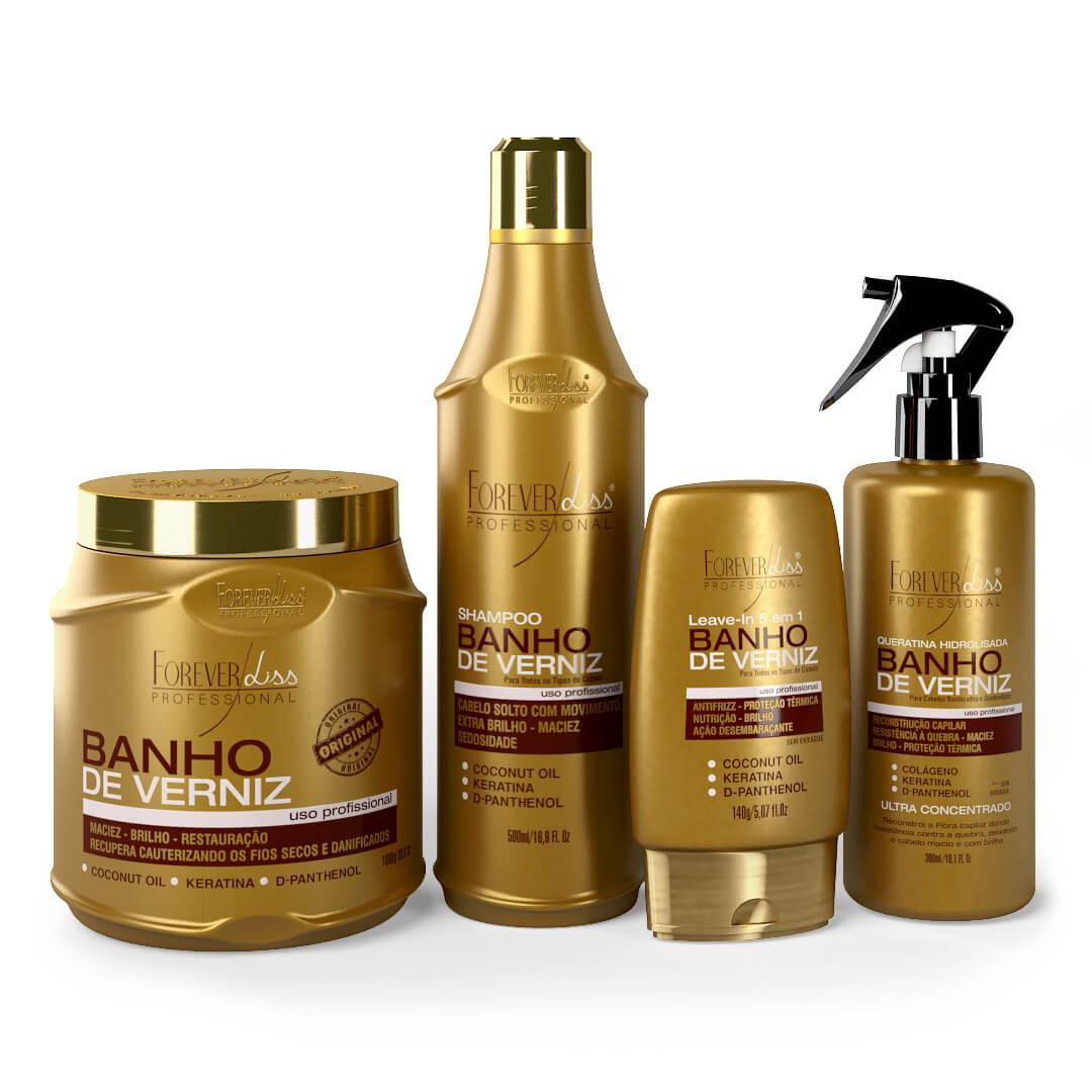 Kit Banho De Verniz Extremo Profissional Forever Liss - 1
