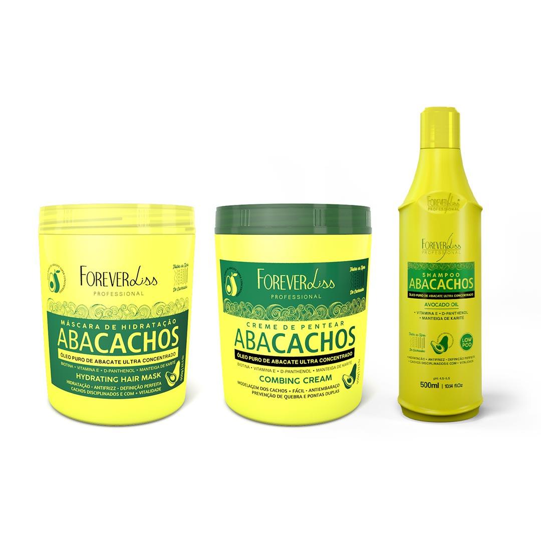 Kit Tratamento Capilar com Abacate Abacachos Forever Liss - 1