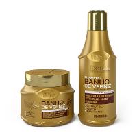 Kit Especial Banho de Verniz com Shampoo 300ml Máscara 250g - 1