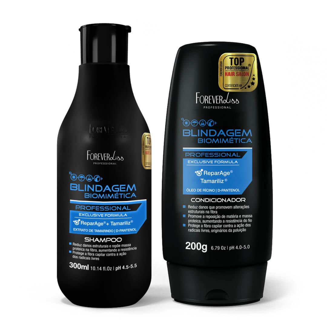 Kit Shampoo e Condicionador Blindagem Capilar Forever Liss - 1