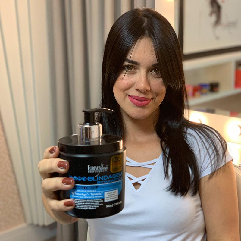 Kit Shampoo, Condicionador e Máscara Blindagem Capilar Forever Liss - 3