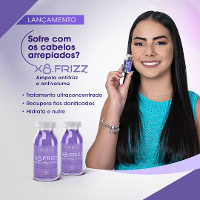 Kit de Ampola Xô Frizz e Desmaia Cabelo 2.0 Forever Liss - 3