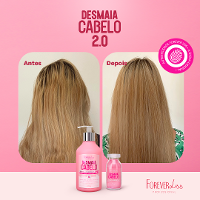 Combo com 3 Ampolas Desmaia Cabelo 2.0 Forever Liss - 5