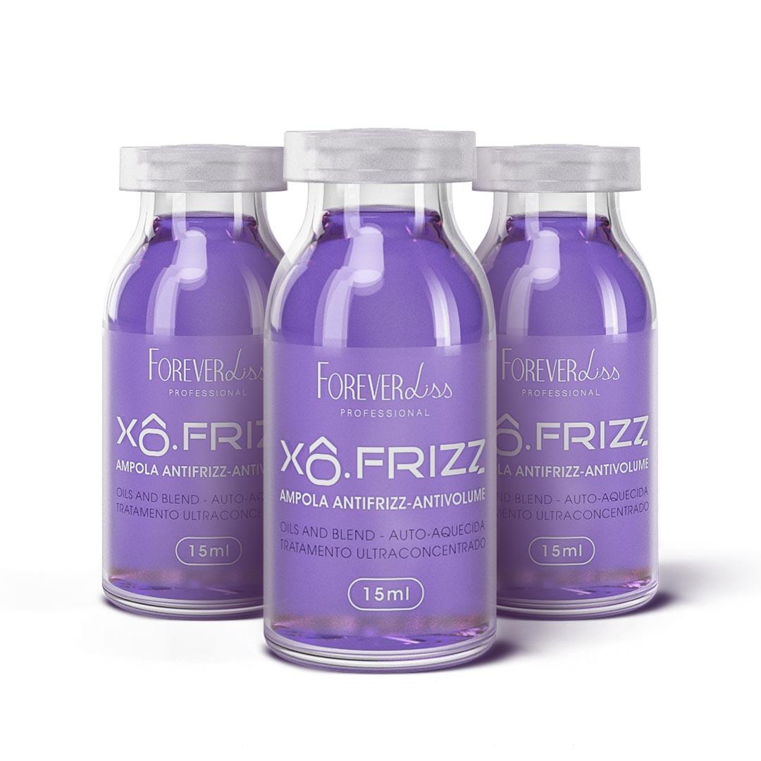 Combo com 3 Ampolas Xô Frizz Forever Liss - 1
