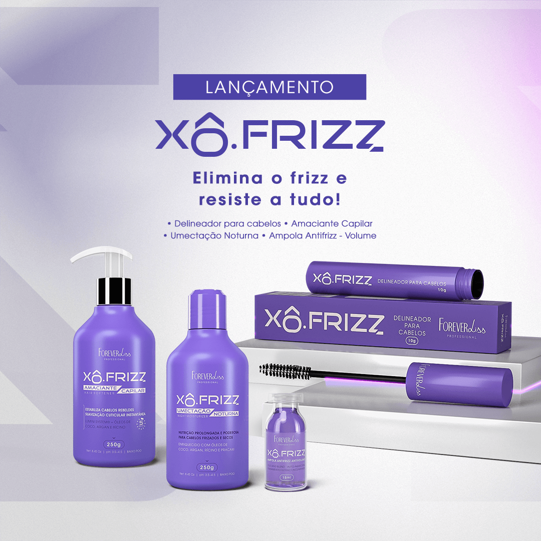 Combo com 3 Ampolas Xô Frizz Forever Liss - 4