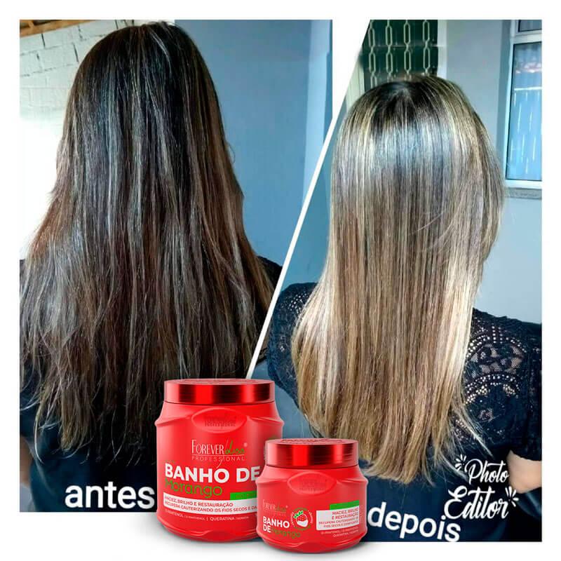 Máscara Banho De Verniz Morango Forever Liss 250G - 2