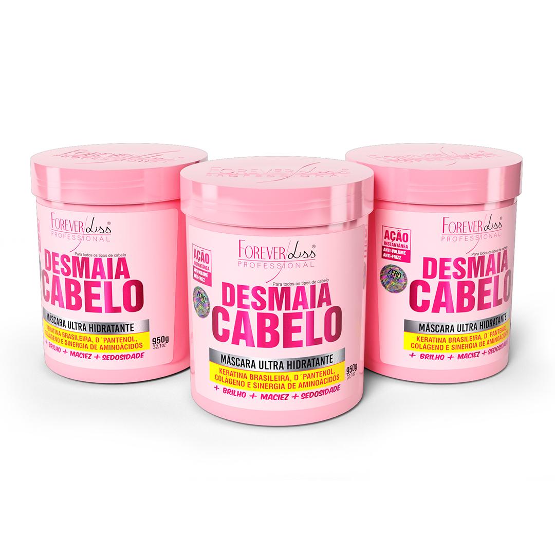 Combo Com 3 Máscara Desmaia Cabelo Forever Liss - 1
