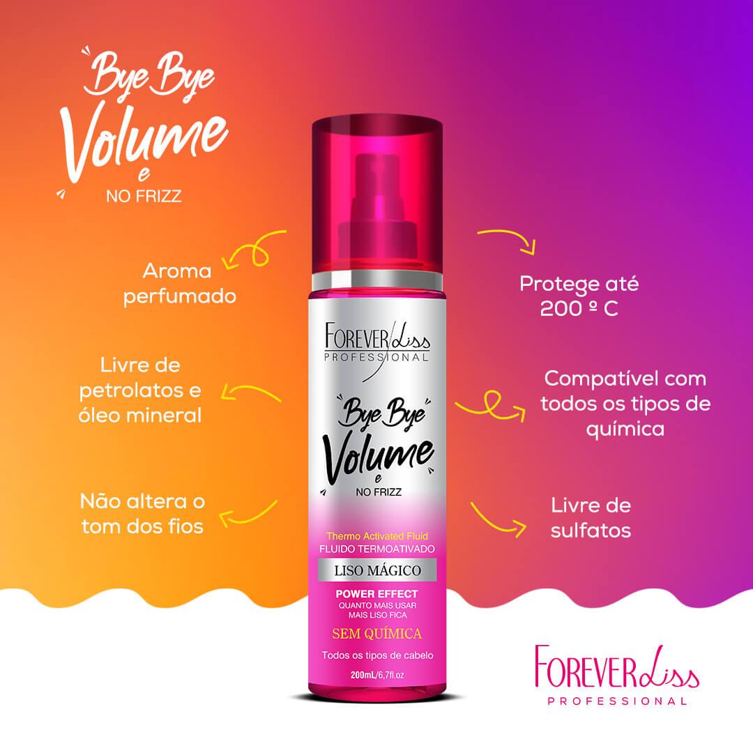 Combo Com 2 Sprays Bye Bye Volume e No Frizz Forever Liss 200ml - 2