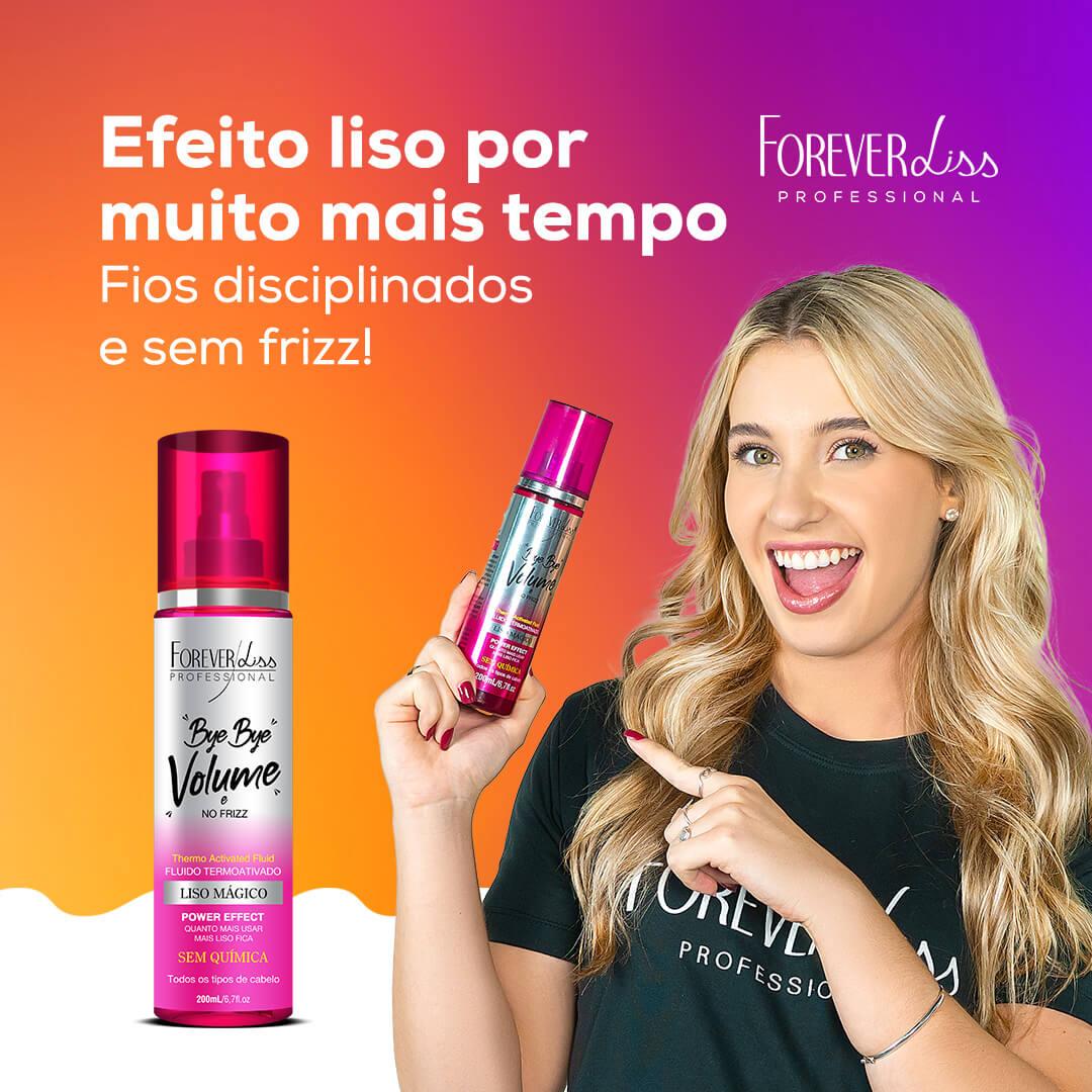 Combo Com 2 Sprays Bye Bye Volume e No Frizz Forever Liss 200ml - 3