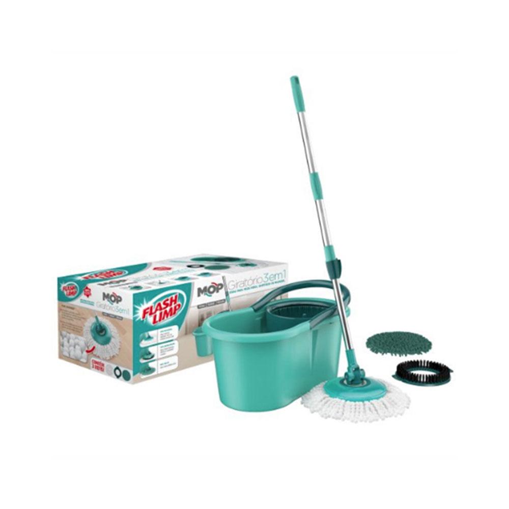 Mop Giratório 3 em 1 - FlashLimp - 1