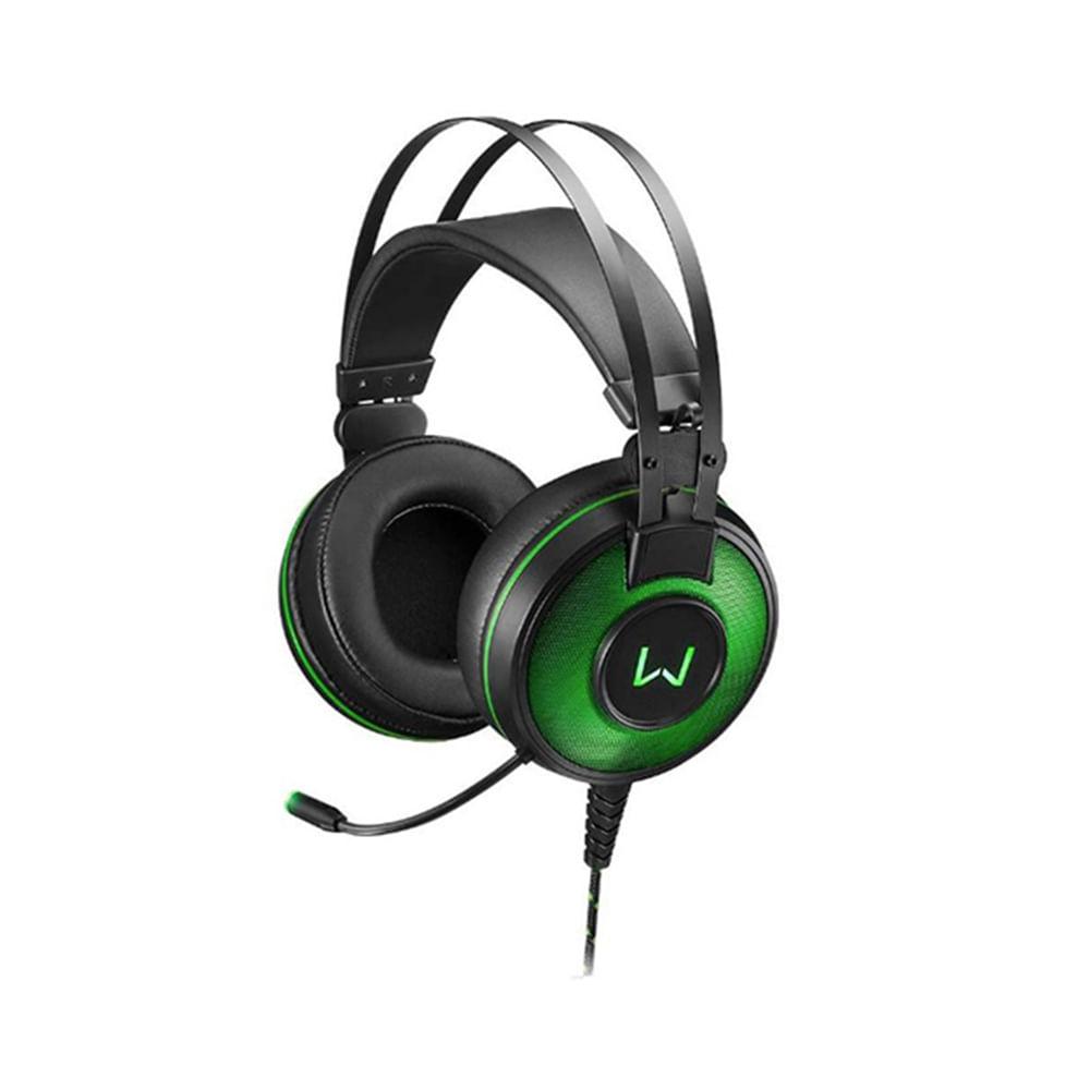 Fone de Ouvido Headset Raiko com Led Warrior Preto - Multilaser - 1