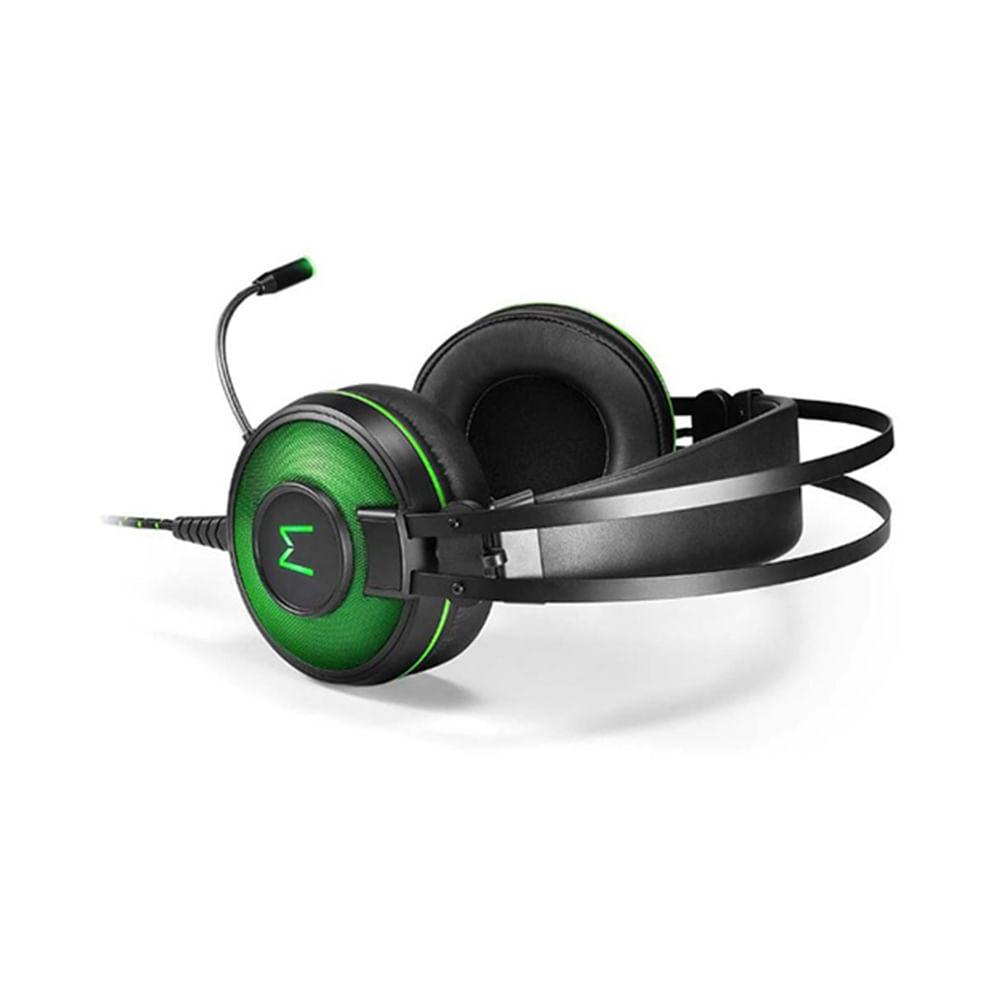 Fone de Ouvido Headset Raiko com Led Warrior Preto - Multilaser - 2
