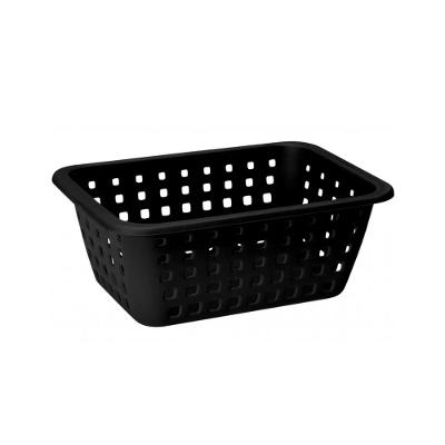 Cesto Plástico Grande Log Preto 5,2L - Ordene