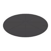 Tábua de Corte Pizza em Polipropileno Cinza - Tramontina - 1