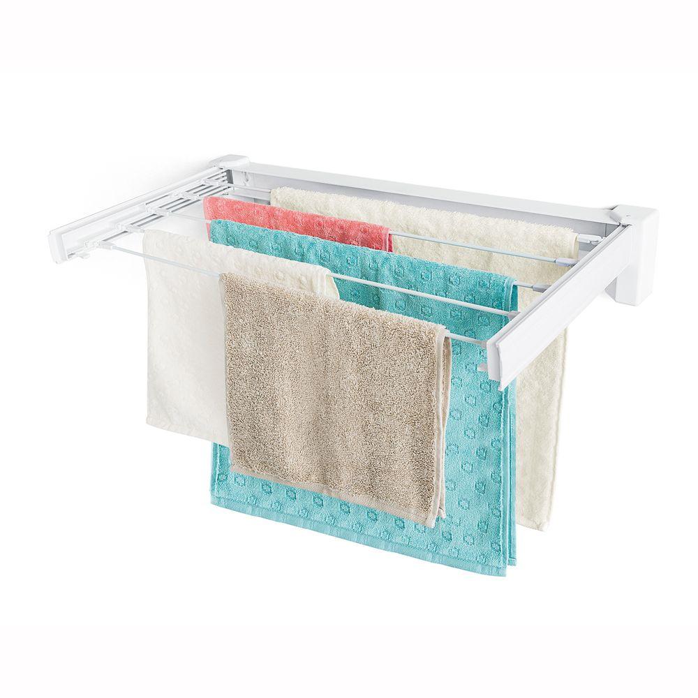 Varal Retrátil Plástico Branco - Ordene - 4