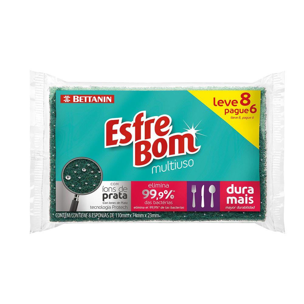 Pack de Esponjas Multiuso EsfreBom 8un - Bettanin - 1