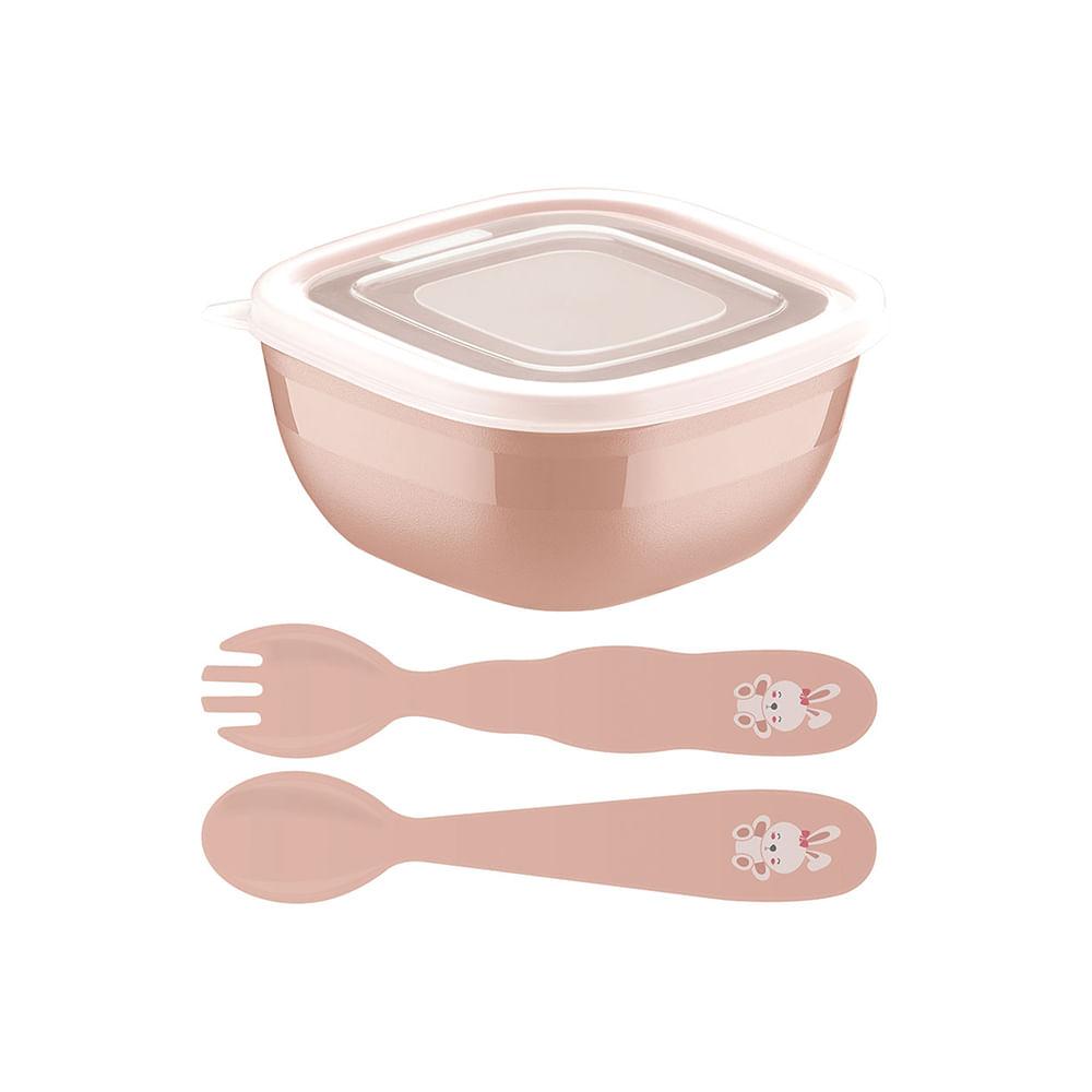 Jogo Infantil Le Petit Rosa 3pçs - Tramontina - 1