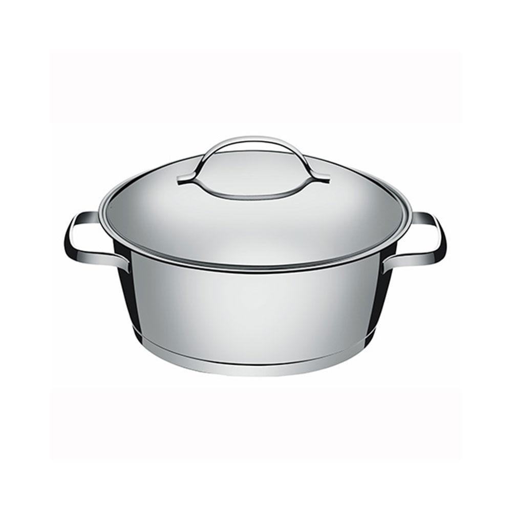 Caçarola Rasa Inox com Fundo Triplo Allegra 24cm - Tramontina - 1