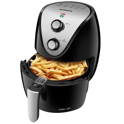 Fritadeira sem Óleo Air Fryer 3,5L Preta - Mondial