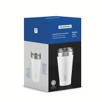 Copo Térmico Exata em Aço Inox Branco sem Tampa 550ml - Tramontina