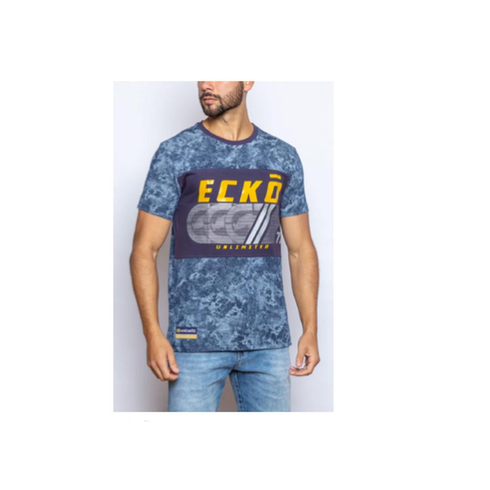 Camiseta Especial Masculina Navy Hipnose K877A - Ecko - 1