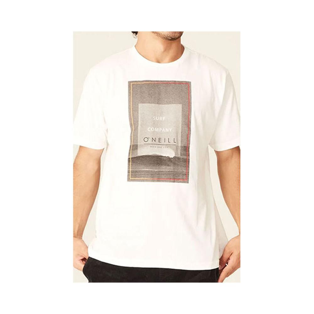 Camiseta Básica Masculina Estampada Off White 9353B - O'Neill - 1