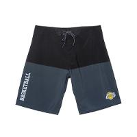 Boardshort Sintético Masculino Sublimado Los Angeles Lakers Preto N698A - NBA - 1