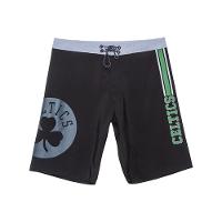 Boardshort Sintético Masculino Estampado Boston Celtics Preto N694A - NBA - 1