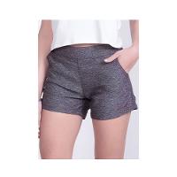 Shorts de Sarja Feminino Walk Cintura Alta Bordô Mescla 5186A - O'Neill - 1