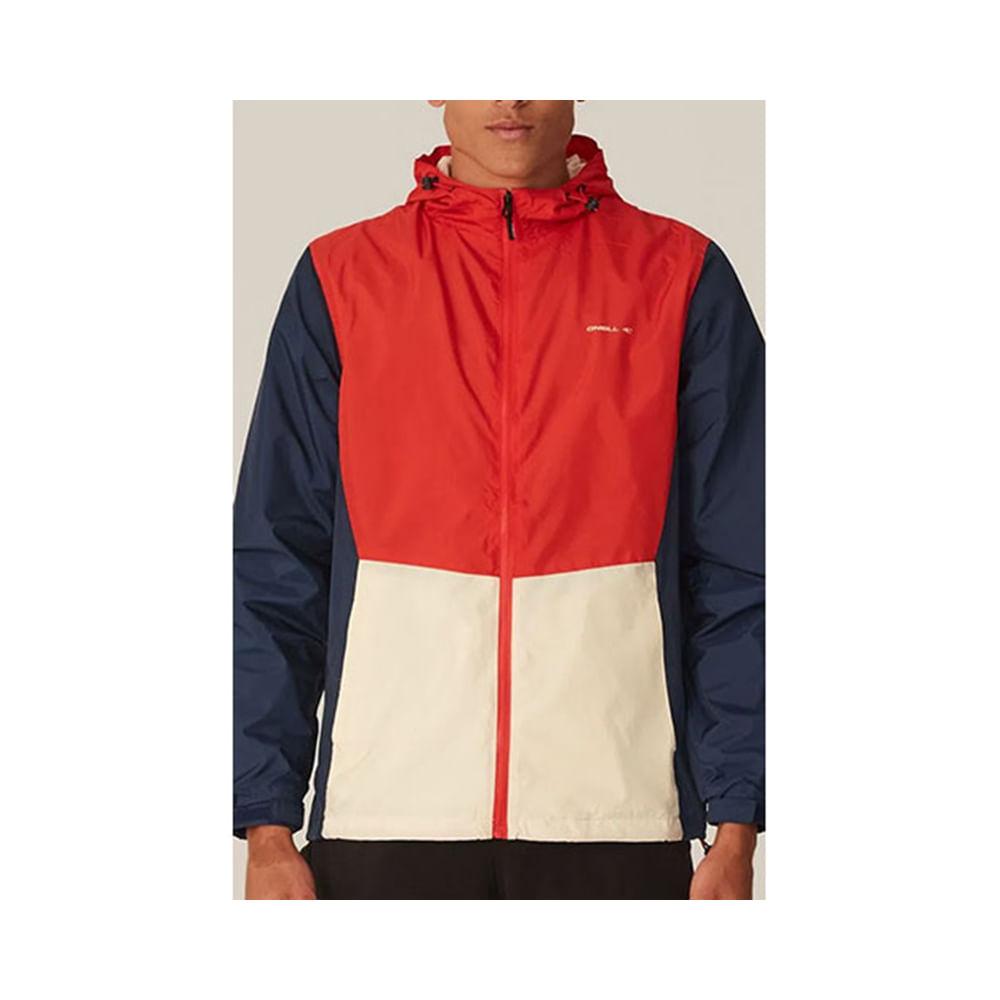 Jaqueta Corta Vento Masculina Vermelha e Marinho 6594A - O'Neill - 1