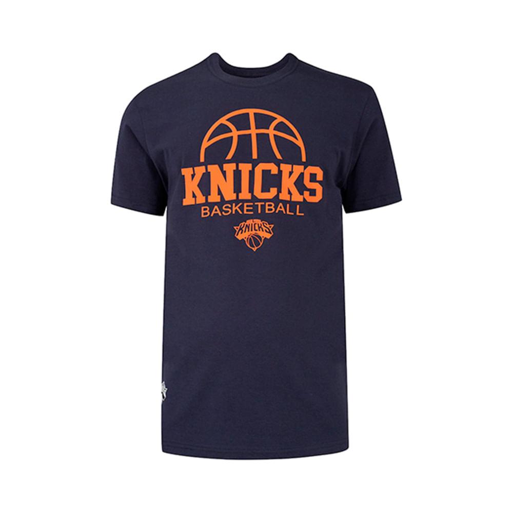 Camiseta Básica Masculina Estampada New York Knicks Navy N532A - NBA - 1