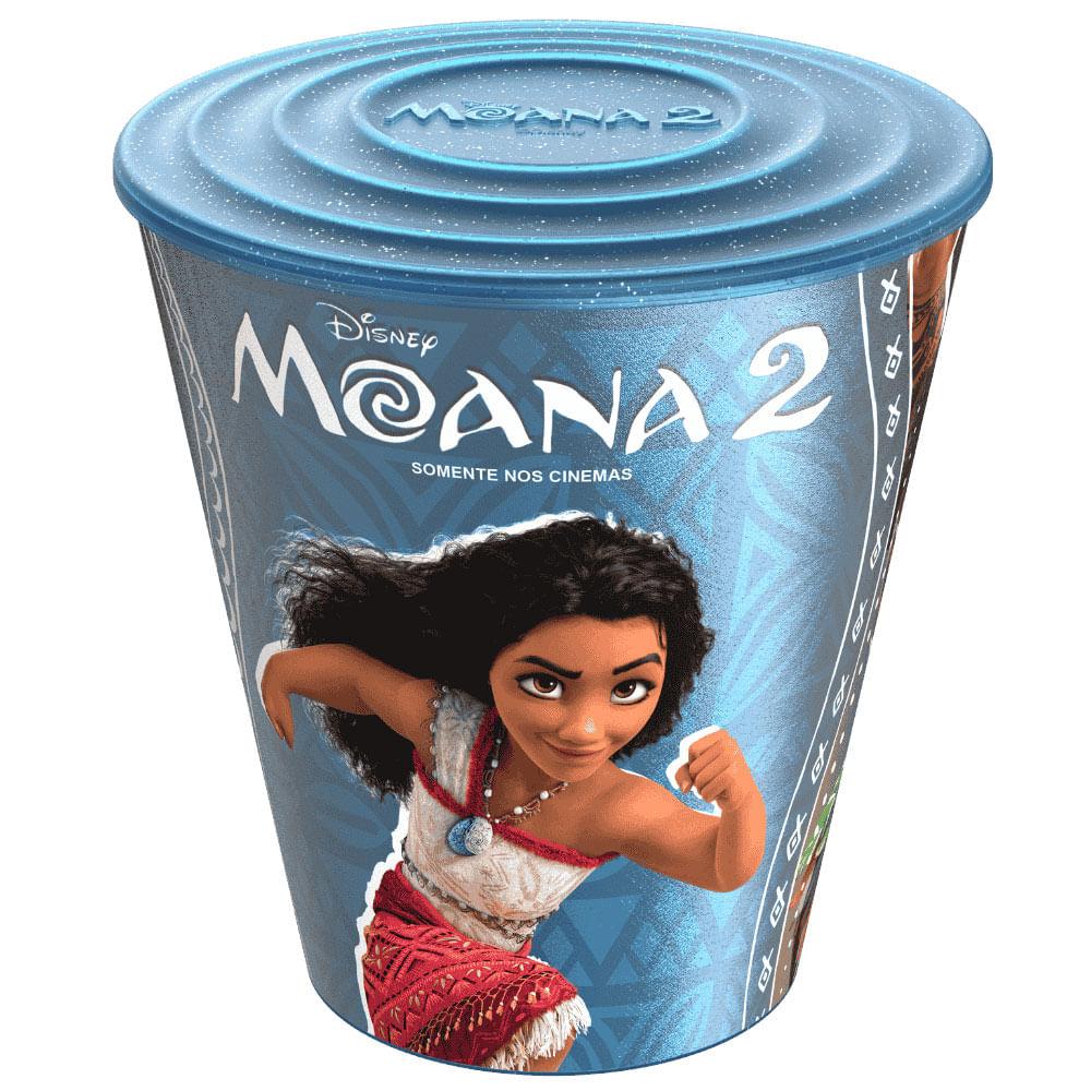 Balde de Pipoca Moana 2 com Tampa - Cinemark - 1