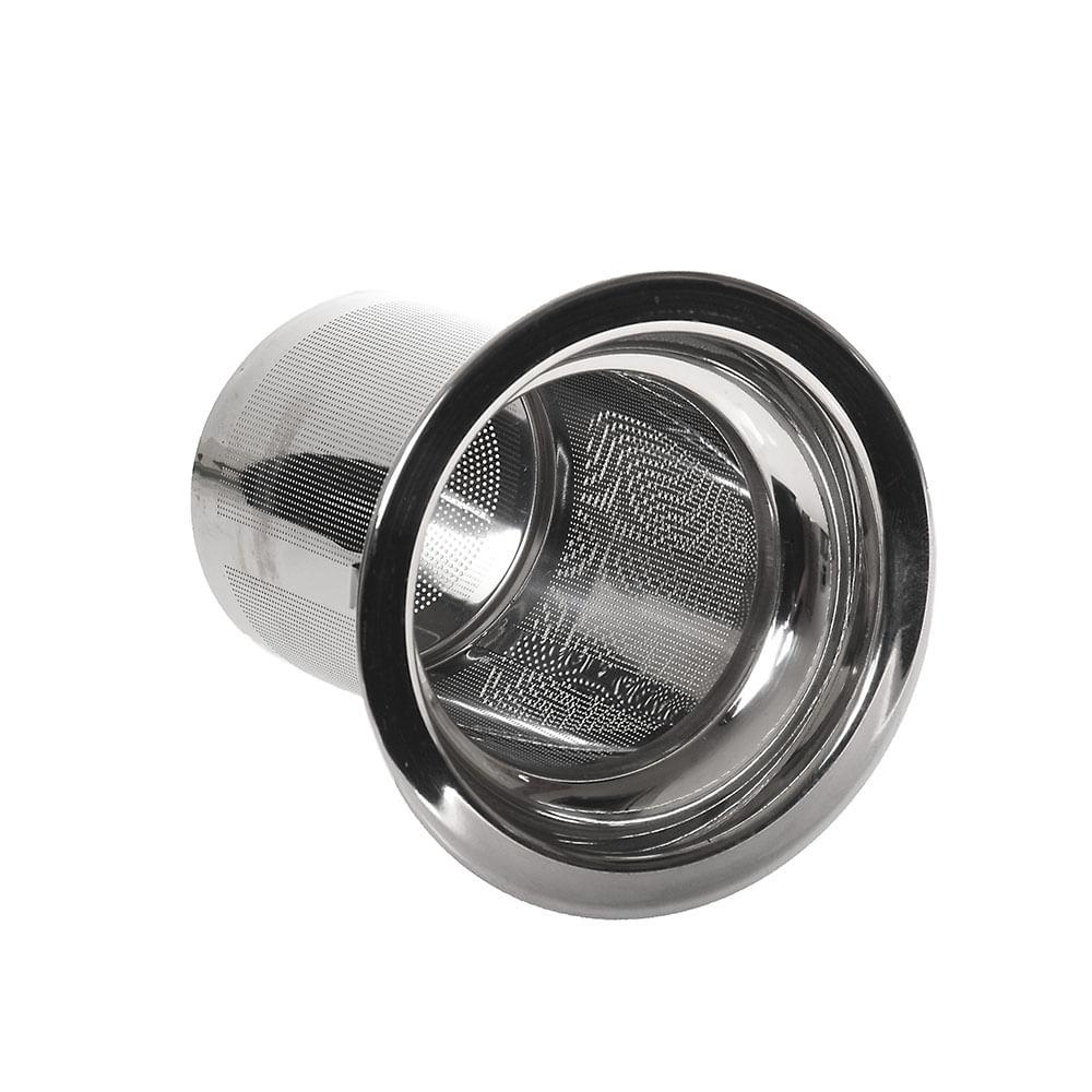 Chaleira de Vidro Borossilicato com Compartimento para Chá em Inox 1L- Bugatti - 3