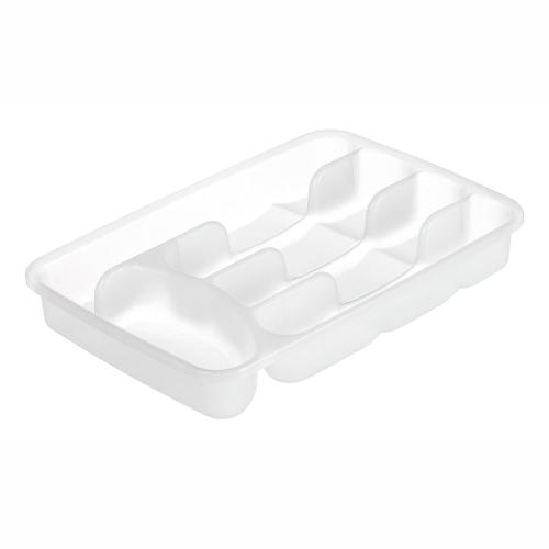 Porta Talher Plástico sem Tampa Casar Branco - Sanremo