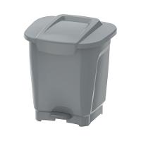 Lixeira T-Force Empresarial Cinza 25L - Tramontina - 1
